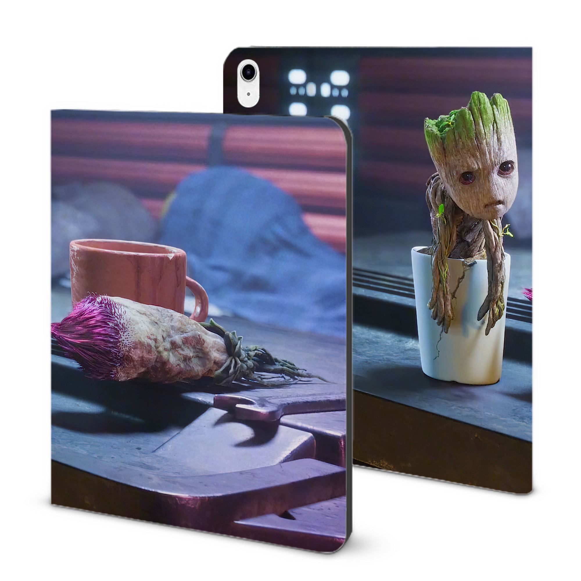 （画像用） アベンジャーズ The Avengers IPad ケース ブック型 PUレザー TPU 耐衝撃 軽量 薄型 ペン収納なし 全面保護 IPad 各モデル対応